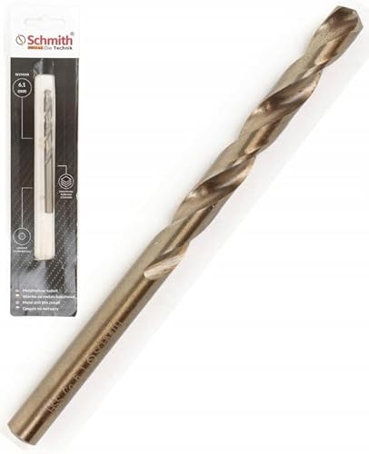 SCHMITH Kobaltbohrer Spiralbohrer Bohrer Edelstahlbohrer Metallbohrer Cobalt 4,1mm-20mm (6,1mm) von Schmith