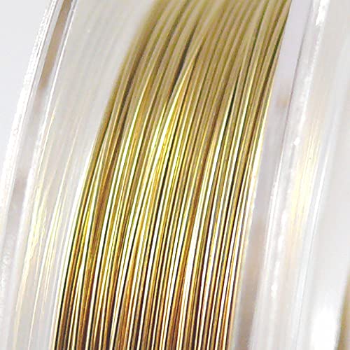 Kupferdraht 10m Spule gold Basteldraht 0,30mm Bindedraht Wickeldraht Schmuckdraht von Schmuck-Traumwelt