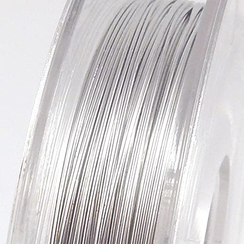 Kupferdraht 10m Spule silber Basteldraht 0,30mm Bindedraht Wickeldraht Schmuckdraht von Schmuck-Traumwelt