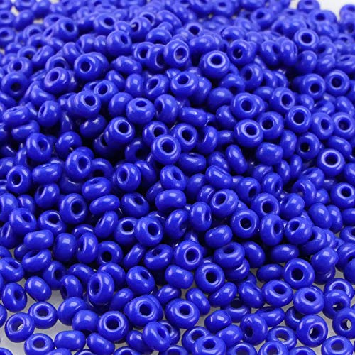 Rocailles 1150 St. 10/0 Glasperlen 2,5mm blau Indianerperlen Häkelperlen Beads von Schmuck-Traumwelt