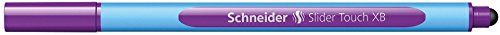 Schneider Schreibgeräte Kugelschreiber Slider Touch, Kappenmodell, XB, violett, Schaftfarbe: cyan-viol. von Schneider Schreibgeräte