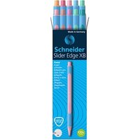 Schneider Kugelschreiber Slider Edge XB blau Schreibfarbe farbsortiert, 10 St. von Schneider