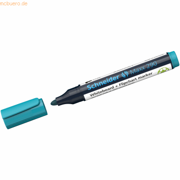 10 x Schneider Board-Marker Maxx 290 nachfüllbar 2-3mm türkis von Schneider