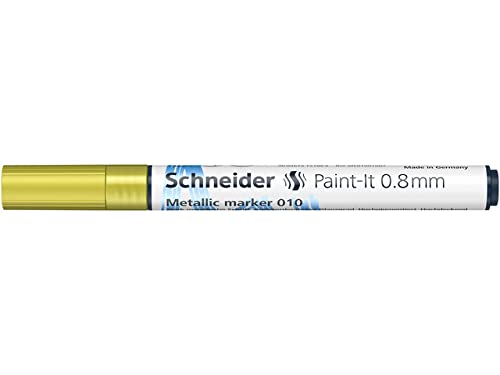 Metallic Marker Schneider Paint-It 010 0,8 mm Gelbmetallic von Schneider