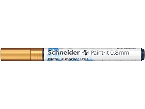 Metallic Marker Schneider Paint-It 010 0,8 mm Gold Metallic von Schneider