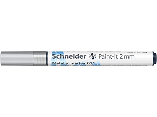 Metallic Marker Schneider Paint-It 011 2mm Silber Metallic von Schneider