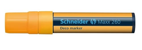 Schneider Novus 126006 Deco-Marker 260, 4+12 mm, orange von Schneider