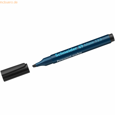 Schneider Permanentmarker 133 mit Keilspitze 1-4mm schwarz von Schneider