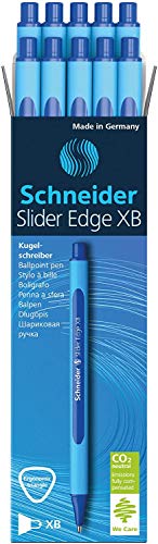 Schneider Stift, Slider Edge XB (extra breit), 10 Stück, blau (152203) von Schneider