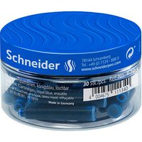 Schneider Tintenpatronen für Füller blau 30 St. von Schneider