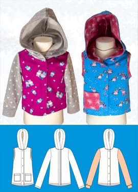 Jacke/Weste Cassie Kids von Schneidermeer