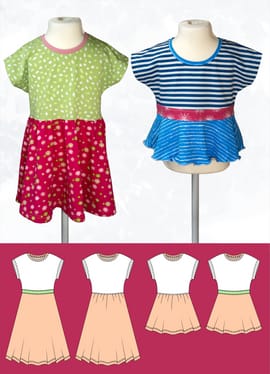 Kleid/Shirt Evina Kids von Schneidermeer