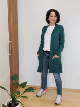 Cardigan/Strickjacke Jenny von Schnitte 4 friends