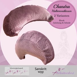 Halbmondkissen Chandra von Schnittverhext