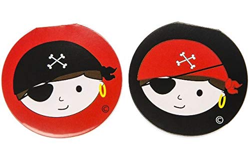 Schnooridoo 12 x Piraten Notizheft 8 cm Piratenparty Mitgebsel Schatzsuche Seeräuber von Schnooridoo