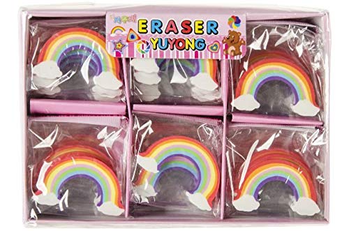 Schnooridoo 36 Radiergummi Regenbogen Rainbow Mitbringsel Kindergeburtstag Posten von Schnooridoo