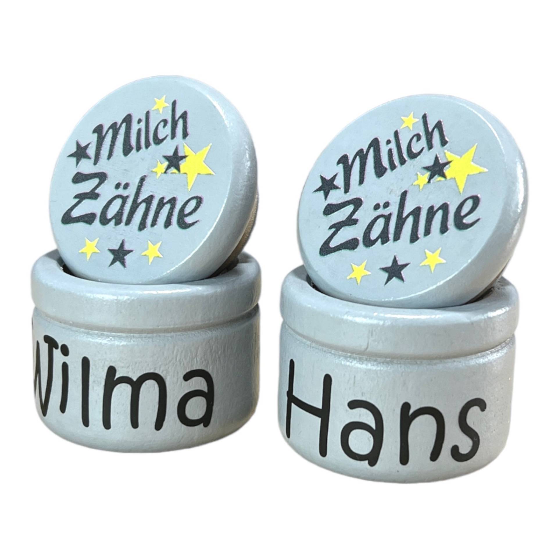 Milchzahn Dose Mit Name Geschenk Für Kinder von Schnullergeschenke