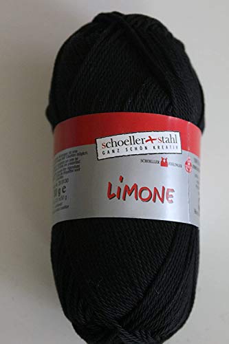 Limone Schoeller + Stahl 100 % Baumwolle 50 g Farbe 024-schwarz von Schoeller&Stahl