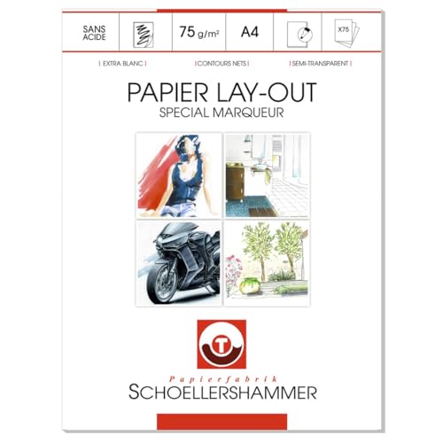 Block Layout Spezialpapier Marker "Manga Art Paper" – A4 Schoellershammer von Schoellershammer