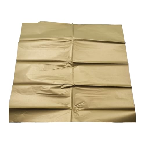 Seidenpapier Metallic (10 Blatt) - Gold für Geschenkverpackungen, Basteln, Scrapbooking und Kartenherstellung von Schone