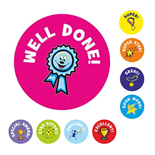 School Stickers Mini-Aufkleber "Well Done" von School Stickers