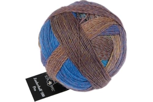 Schoppel Zauberball 100 Pro, Fb. 2623 Frühaufsteher, 100 g /400 m LL, 100% Schurwolle (Merino) einzigartiger Farbverlauf, Socken stricken, Tücher, Lace von Schoppel Wolle