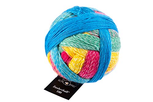 Schoppel Zauberball 100 Fb. 2357 Streiflichter, Merinowolle mit Farbverlauf zum Stricken und Häkeln von Schoppel Zauberball 100