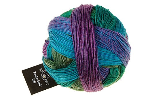 Schoppel Zauberball 100 Pro Farbe 2365 Mittelland, Merinowolle mit Farbverlauf zum Stricken und Häkeln von Schoppel Zauberball 100