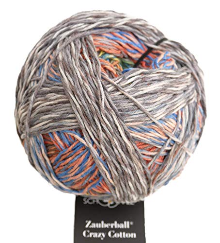 Schoppel Zauberball Crazy Cotton Urgestein 2366 Baumwolle mit Farbverlauf zum Stricken und Häkeln von Schoppel Zauberball Crazy Cotton