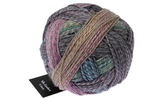 Schoppel Wolle Zauberball Alb Zauber Crazy 2533 | Sockenwolle mit Farbverlauf | Sockengarn | Strumpfwolle mit Schurwolle von der Schwäbischen Alb von Schoppel