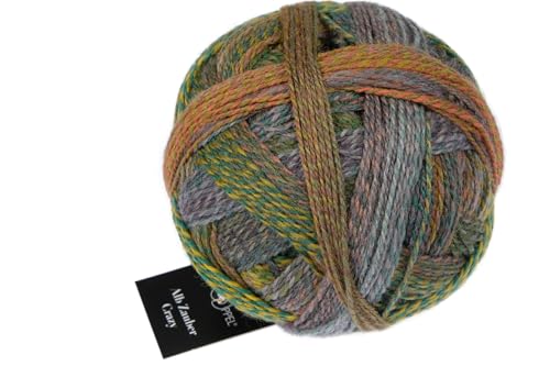 Schoppel Wolle Zauberball Alb Zauber Crazy 2626 | Sockenwolle mit Farbverlauf | Sockengarn | Strumpfwolle mit Schurwolle von der Schwäbischen Alb von Schoppel