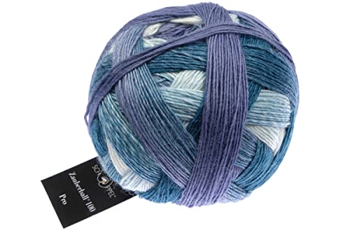 Schoppel Zauberball 100 Pro 2518 Elefantentreffen, Merinowolle mit Farbverlauf zum Stricken oder Häkeln, 100g, 400m, Nadelstärke 2-3 mm von Schoppel