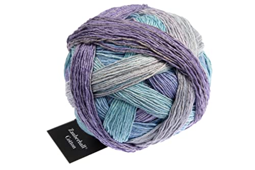 Schoppel Zauberball Cotton 2504 Strandläufer, Baumwollgarn mit Farbverlauf zum Stricken und Häkeln, 100g von Schoppel