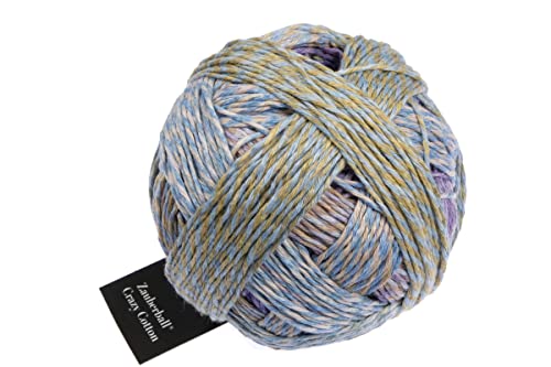 Schoppel Zauberball Crazy Cotton Strandläufer 2504 Baumwolle mit Farbverlauf zum Stricken und Häkeln von Schoppel