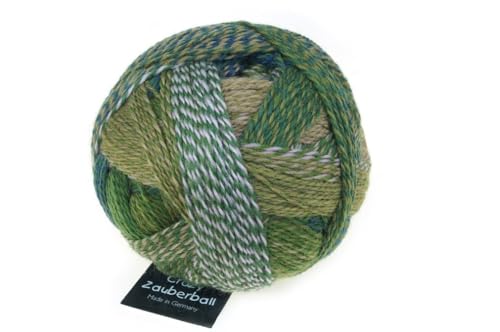 Schoppel Zauberball Crazy | Nachhaltige Sockenwolle mit Farbverlauf | Sockengarn zum Stricken oder Häkeln | bunte Strumpfwolle 100g (2292 Sternschnuppe) von Schoppel