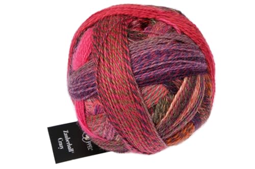 Schoppel Zauberball Crazy | Nachhaltige Sockenwolle mit Farbverlauf | Sockengarn zum Stricken oder Häkeln | bunte Strumpfwolle 100g (2631 Italian Sunset) von Schoppel