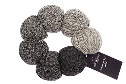 Schoppel Zauberperlen Hanf Zauberball Wolle 2527 Alhambra, Organic Merino fine Wolle mit Farbverlauf zum Stricken oder Häkeln, 100g, 400m, Nadelstärke 2-3 mm von Schoppel