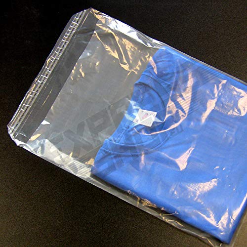 Adhäsionsverschlussbeutel LDPE - 250x360mm - transparent 50µ - Folienbeutel mit 50mm Lasche (100) von Schraubendealer