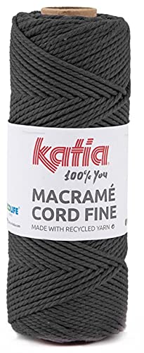 Katia MACRAMÉ CORD FINE , 50% Recycelte Baumwolle - 50% Recyceltes Polyester (202) von Schuhundtextilshop