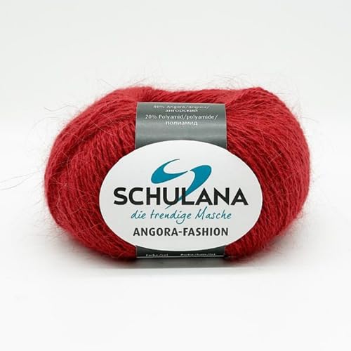 Angora-Fashion von Schulana 00113 - dunkelrot von Schulana