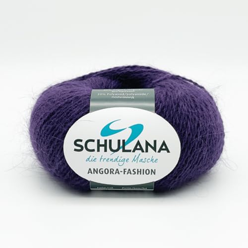 Angora-Fashion von Schulana 0021 - Dunkelviolett von Schulana