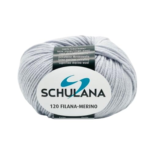 Filana-Merino 120 von Schulana 021 Hellgrau, 50g von Schulana