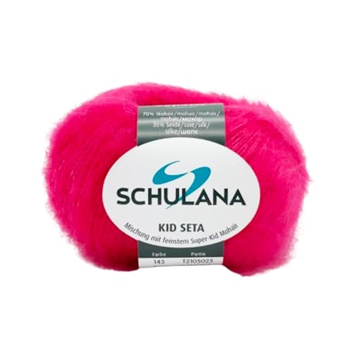 Schulana - Mohairwolle - 25g Strickgarn - zarte & hochwertige Kid-Mohair-Wolle von Schulana