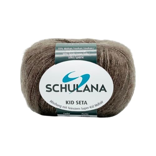 Schulana - Mohairwolle - 25g Strickgarn - zarte & hochwertige Kid-Mohair-Wolle von Schulana