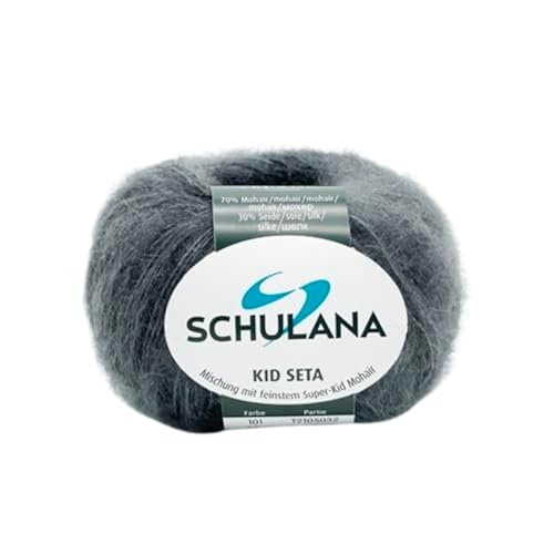 Schulana - Mohairwolle - 25g Strickgarn - zarte & hochwertige Kid-Mohair-Wolle von Schulana