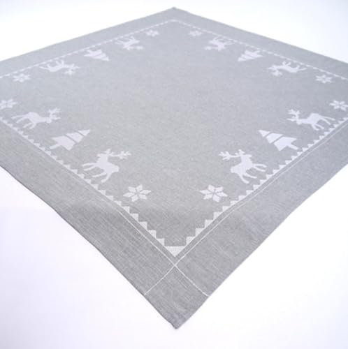 Tischdecke/Weihnachten/Mitteldecke / 85x85cm / TW-4296-1 von Schwar Textilien