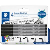 STAEDTLER Intense Black, 4er-Set von Schwarz