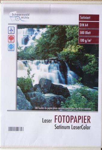 Schwarzwald Mühle Laserpapier A4 100 g/m² 500 Blatt von Schwarzwaldmuehle