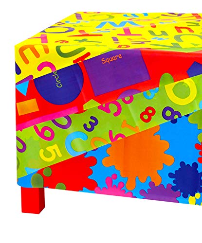 CI Tisch umfasst die ideal für Messy Play, Kunststoff, Mehrfarbig, 28 x 21 x 3 cm, 4 Stück von Scola