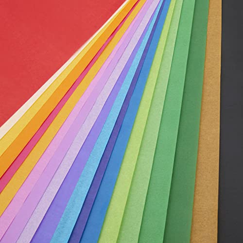 scola Seidenpapier, verschiedene Farben, 480 Blatt Ries, 20 Farben von Scola
